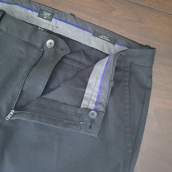 GAP Dress Pants Tailored Slim Fit 36 x 32 - Picture 5 of 6